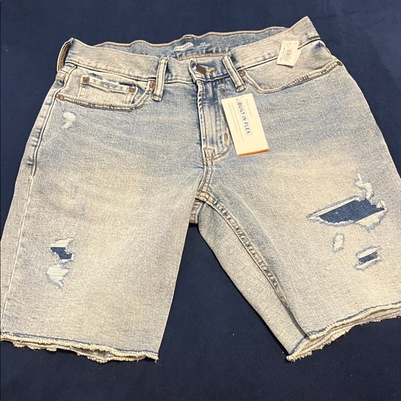 5 different pairs old navy /GAP Faded Blue Distressed Jean Shorts - Picture 5 of 5